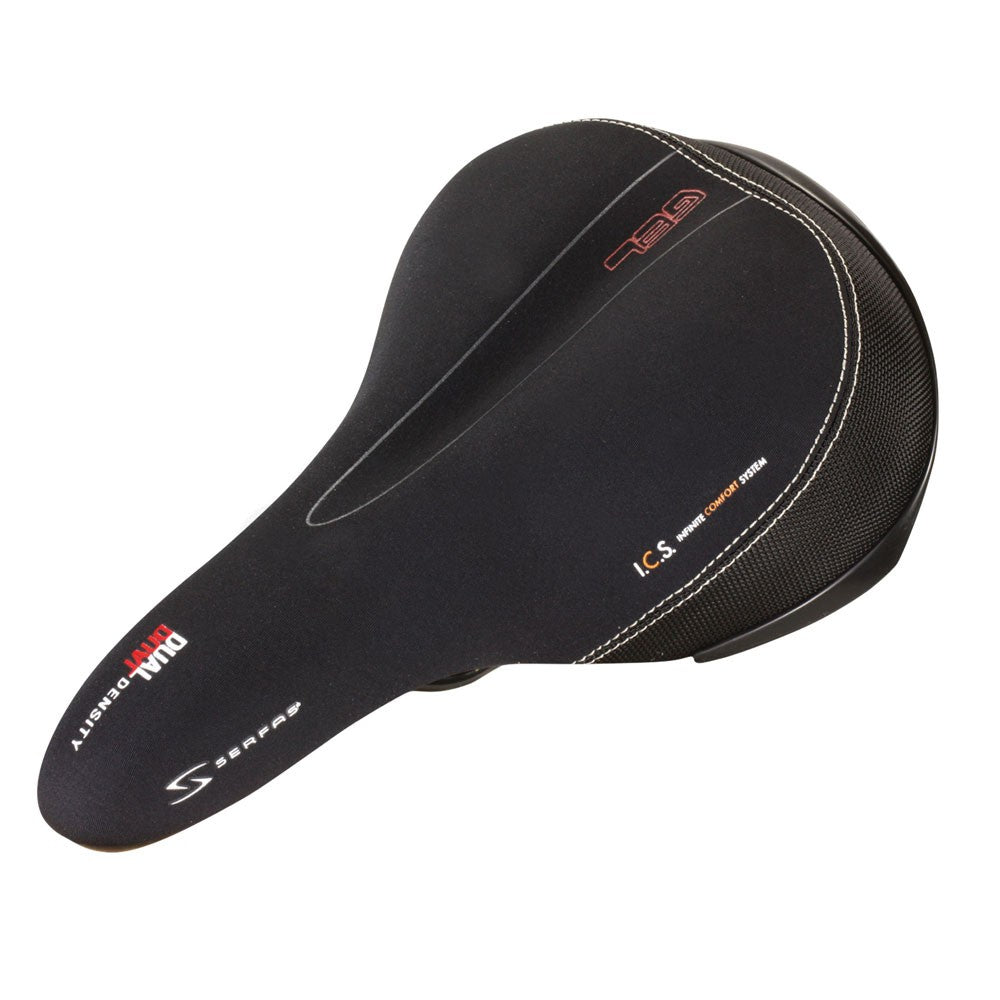 Serfas Dual Density® Men’s Comfort Saddle w/ Lycra Cover DDM-200