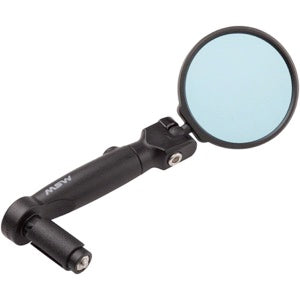 MSW Flat/Drop Bar Blue Lens Handlebar Mirror