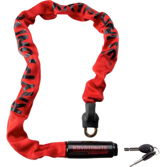 Krypto Keeper 785 Integrated Chain Lock: 2.8' (85cm) Red
