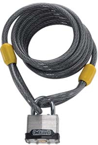 ONGUARD DOBERMAN CABLE AND KEY PADLOCK 6' X 8MM