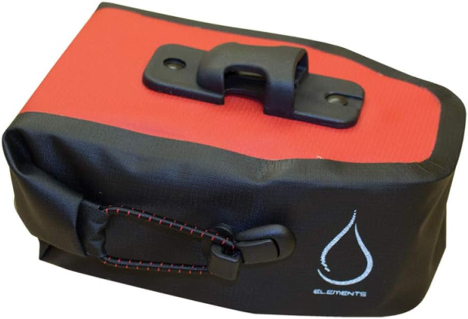 Serfas Monsoon Waterproof Roll Top Seatbag, SBWP-2 Red, Large