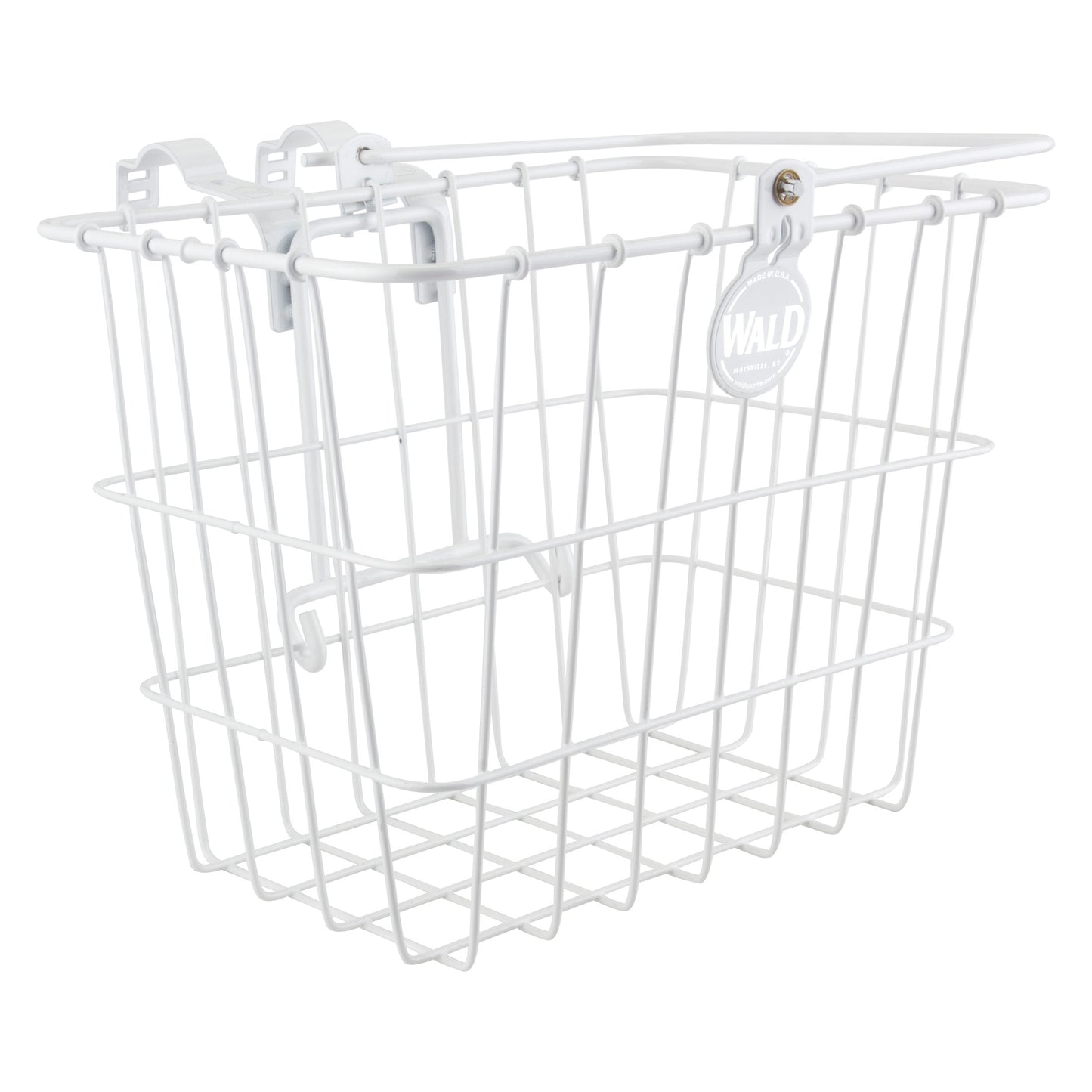 Wald 3114 Quick Release Front Basket, white