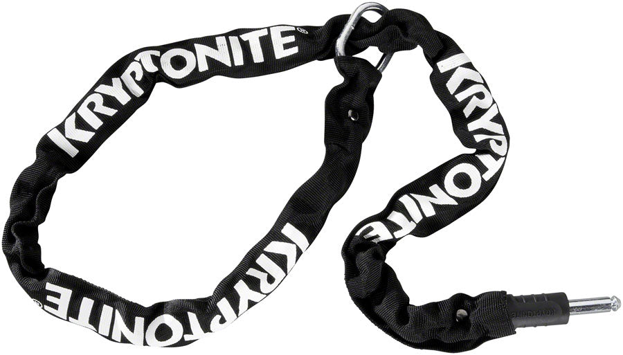 Kryptonite 512 Plug-In Chain Lock - For Ring Lock, 5.5mm, 120cm Length, Black