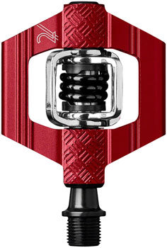 Crankbrothers Candy 2 Pedals - Dual Sided Clipless, Aluminum, 9/16", Red