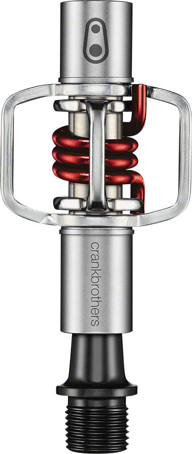 Crank Brothers Egg Beater 1 Pedals - Dual Sided Clipless Wire 9/16 Red