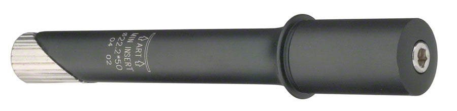 Dimension Steerer Adaptor 1 quill to 1-1/8 Threadless Black