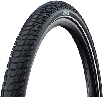 Schwalbe Marathon Plus Tour Tire - 700 x 37, Clincher, Wire, Black/Reflex, Performance, SmartGuard, Addix Green, E-50