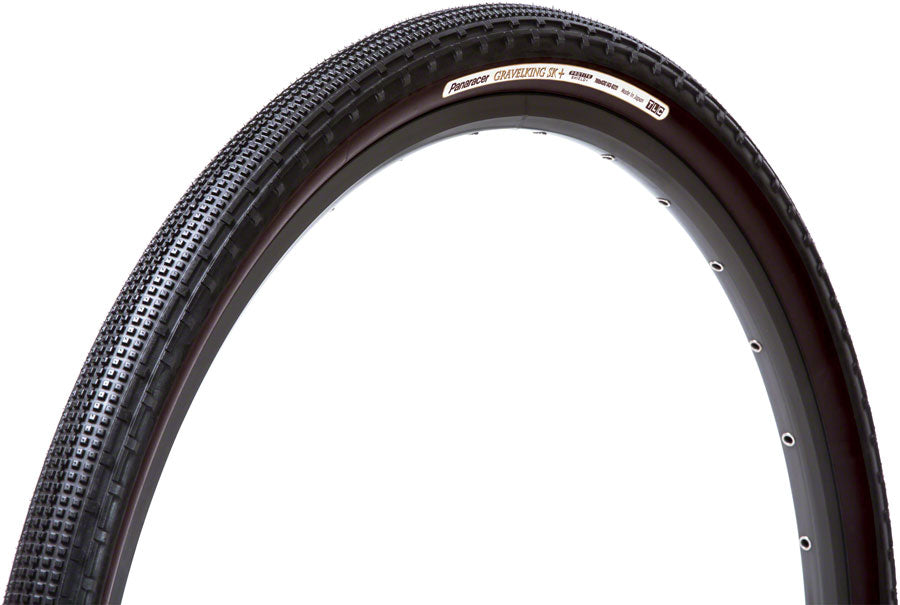 Panaracer GravelKing SK Plus Tire - 700 x 43 Tubeless Folding Black ProTite Protection