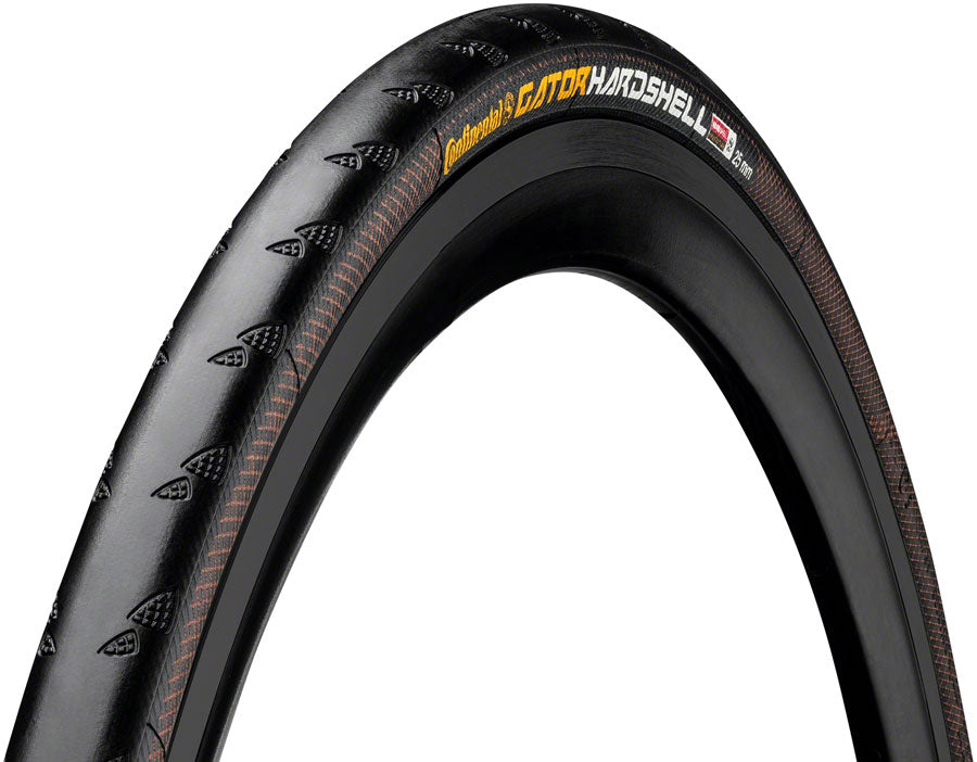 Continental Gator Hardshell Tire - 700 x 25, Clincher, Wire, Black, Hardshell