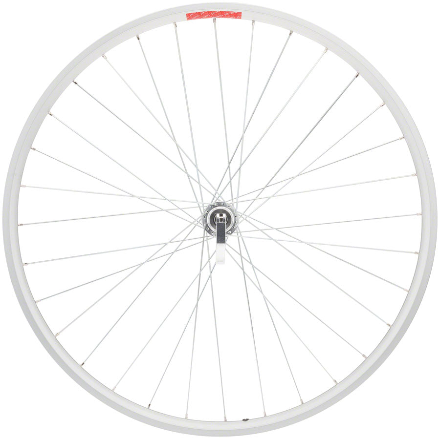 Sta-Tru Double Wall Rear Wheel - 27", QR, 10 x 126mm, Freewheel, Silver
