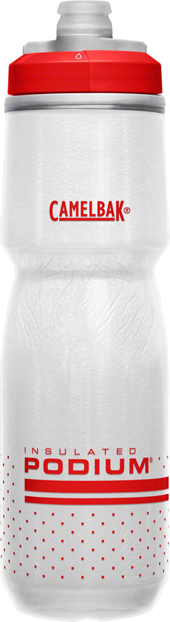 Podium Chill 24oz, Fiery Red/White