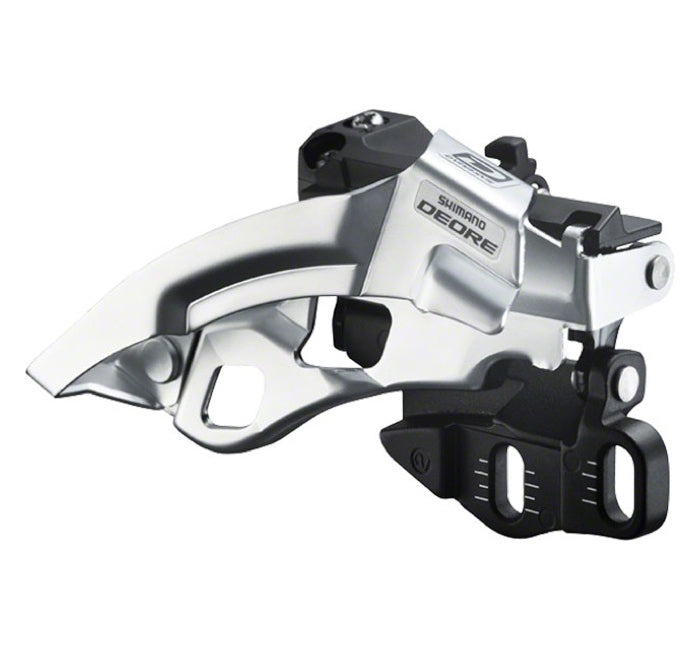 Shimano Deore 10-Speed Dual-Pull Double Front Derailleur (Top Swing, E-Type)