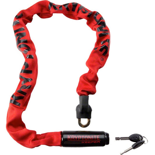 Krypto Keeper 785 Integrated Chain Lock: 2.8' (85cm) Red