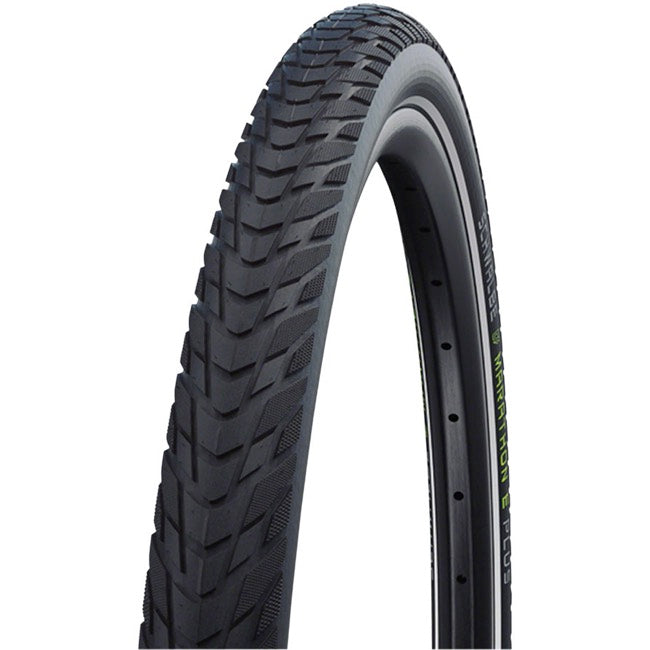 Schwalbe Marathon E-Plus Tire - 700 x 50 Clincher Wire Black/Reflective Performance Addix SmartGuard