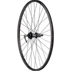 Quality Wheels Value Double Wall Series Disc Front Wheel - 29 QR x 100mm 6-Bolt Black Clincher