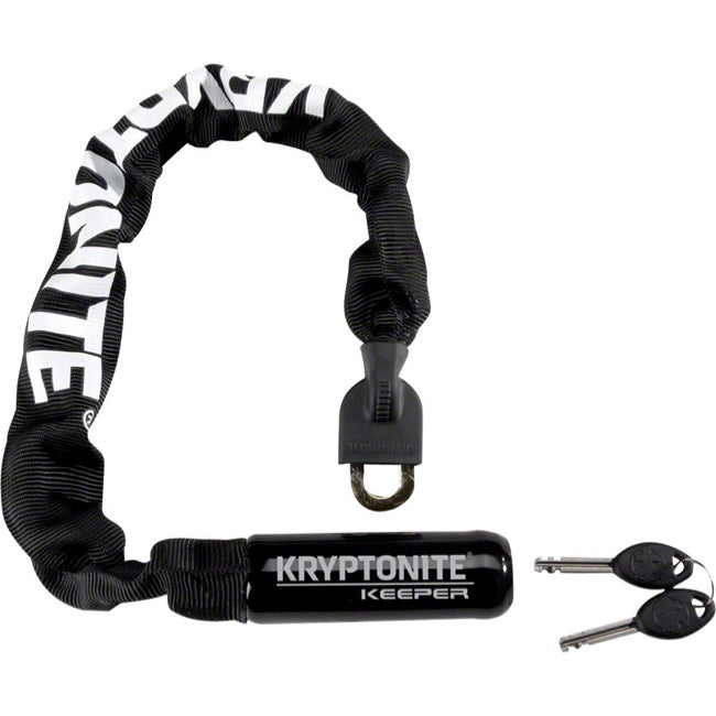 Kryptonite Keeper 785 Integrated Chain Lock - 85cm (2.8') 7mm Keyed Black