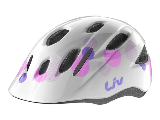 LIV Musa Youth Helmet OSFM White Bubble (Bug Net)