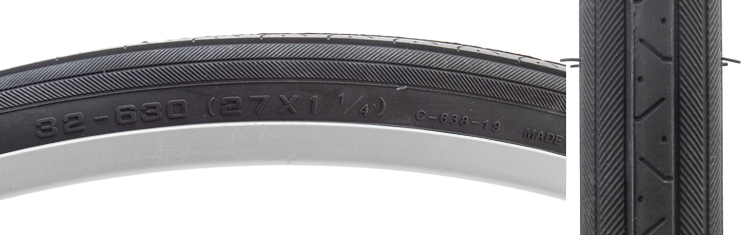 Sunlite Road Raised Center CST638 27 1-1/4 Black