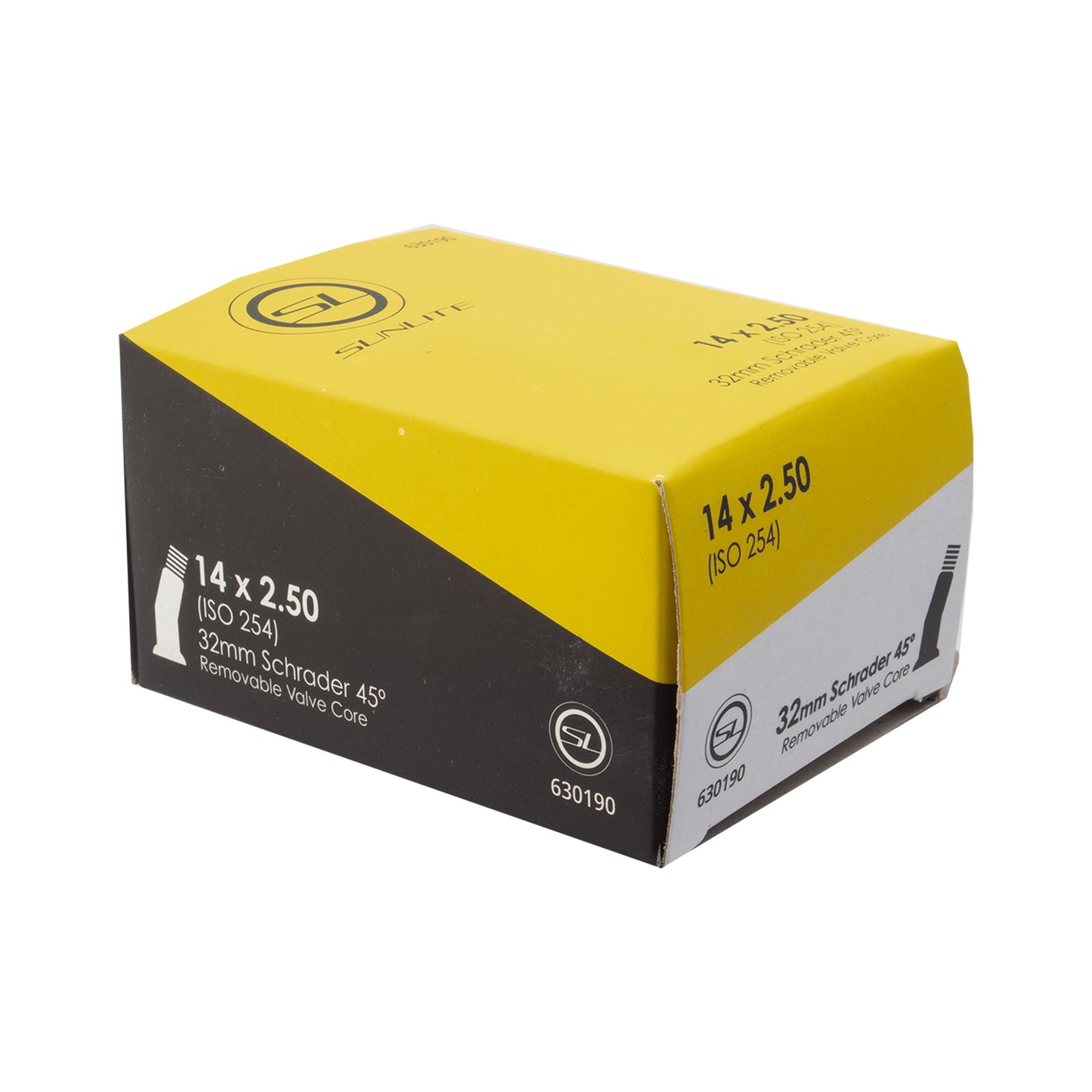 Sunlite Tube 14x2.5 32mm Schrader 45degree