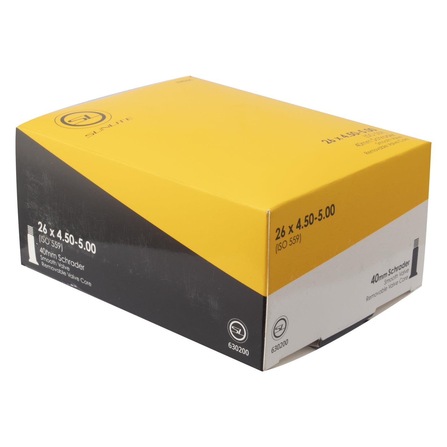 Sunlite Standard Schrader Valve, 26x4.5-5