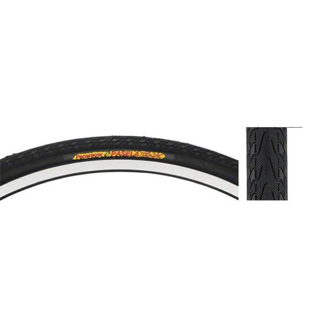 Panaracer Pasela Tire - 700 x 28, Clincher, Wire, Black, 60tpi