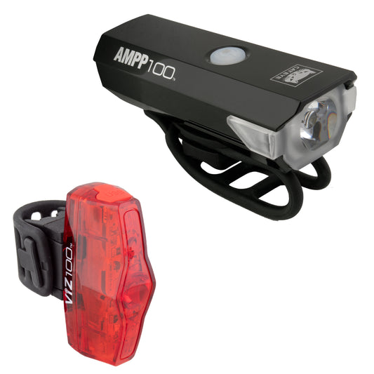 Cateye Combo AMPP100/VIZ100 HL-EL041RC/TL-LD800B