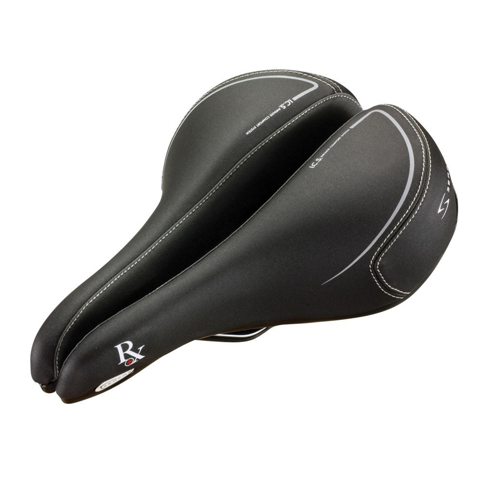Serfas Men’s Road/MTB Comfort Saddle w/ Anti-Microbial Microfiber Cover
