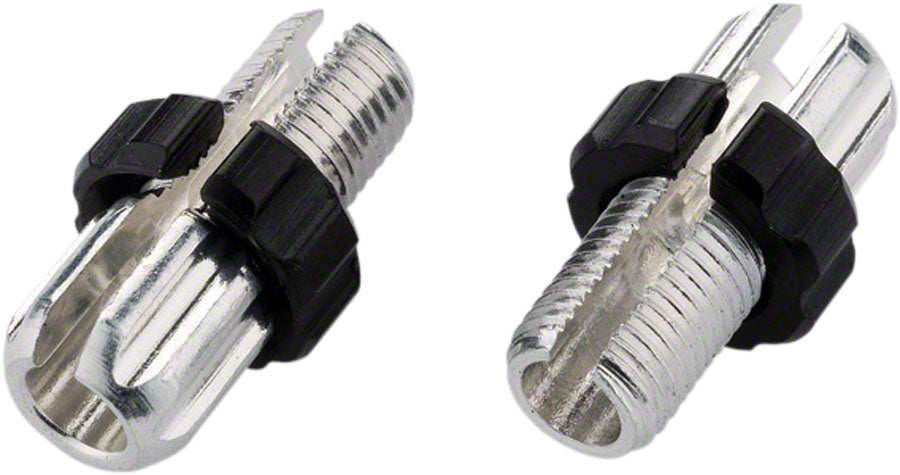 Jagwire M10 Slotted Adjusting Barrel - Aluminum, Silver/Black