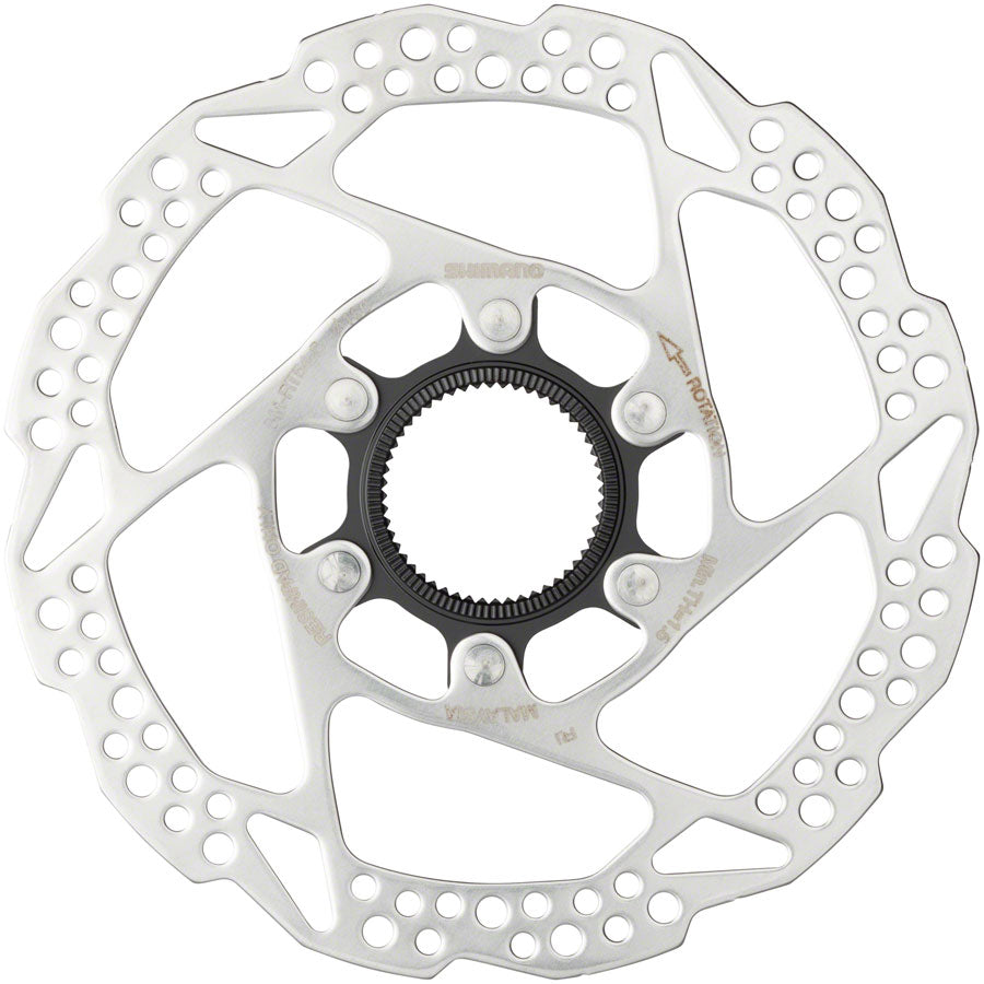 Shimano SM-RT54-S Disc Rotor - 160mm Center Lock For Resin Pads Only External Lockring Silver