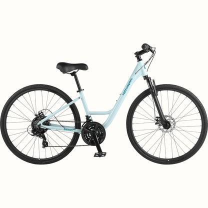 Retrospec Barron Plus Comfort Hybrid Bike - 21 Speed - Step Through