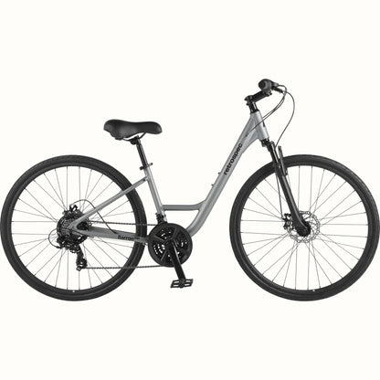 Retrospec Barron Plus Comfort Hybrid Bike - 21 Speed - Step Through
