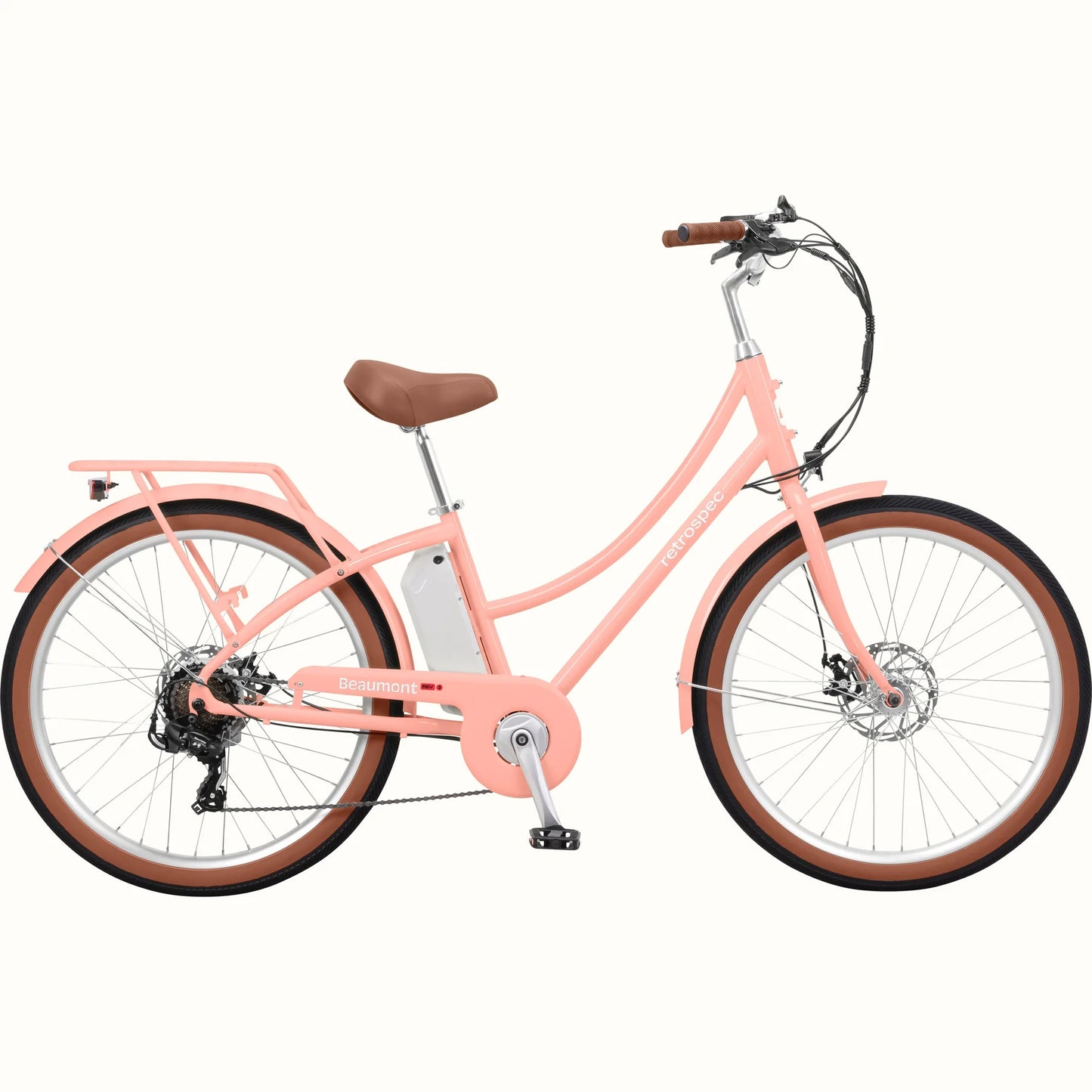 Retrospec Beaumont Rev 3 City Electric Bike - Step Through - 42cm
