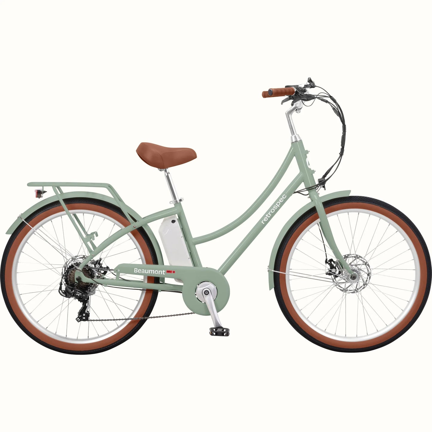 Retrospec Beaumont Rev 3 City Electric Bike - Step Through - 42cm