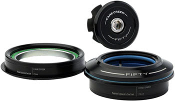Cane Creek 50 Headset - ZS44/28.6/H8 Upper | ZS44/30/H8 Lower, Straight, Black