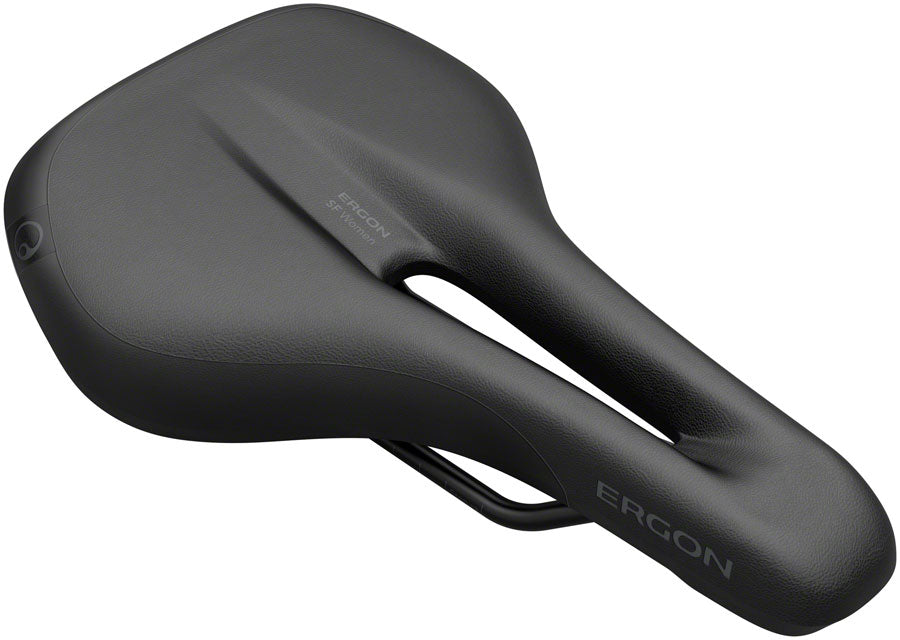 Ergon SF Saddle - Steel, Black, Women's, Medium/Large