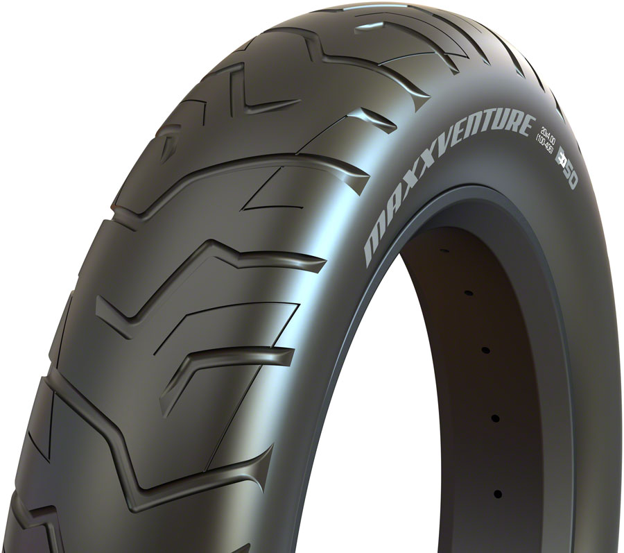 Maxxis MaxxVenture Tire - 20 x 4.0, Clincher, Wire, Black, E-50