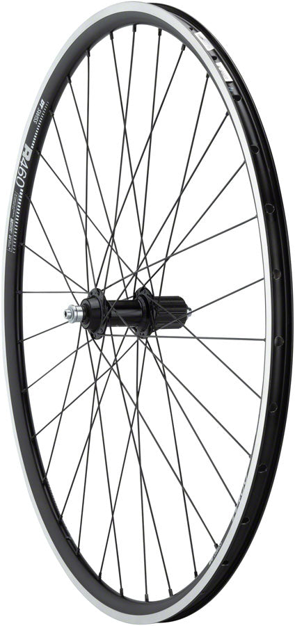 Quality Wheels 105/R460 Rear Wheel - 700, QR x 130mm, Rim Brake, HG 11 Road, Black, Clincher, 32H