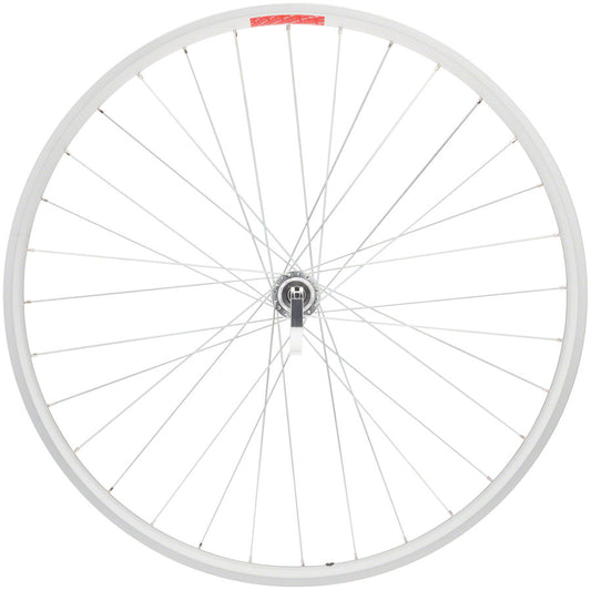 Sta-Tru Double Wall Rear Wheel - 27", QR, 10 x 126mm, Freewheel, Silver